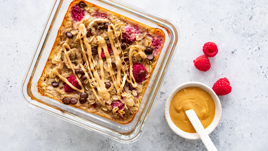 Baked Oatmeal - Haferflockenauflauf mit Früchten