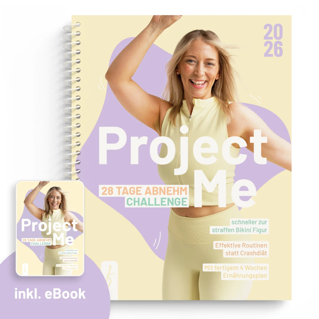 Project Me 28 Tage Abnehm Challenge Ringbuch Cover